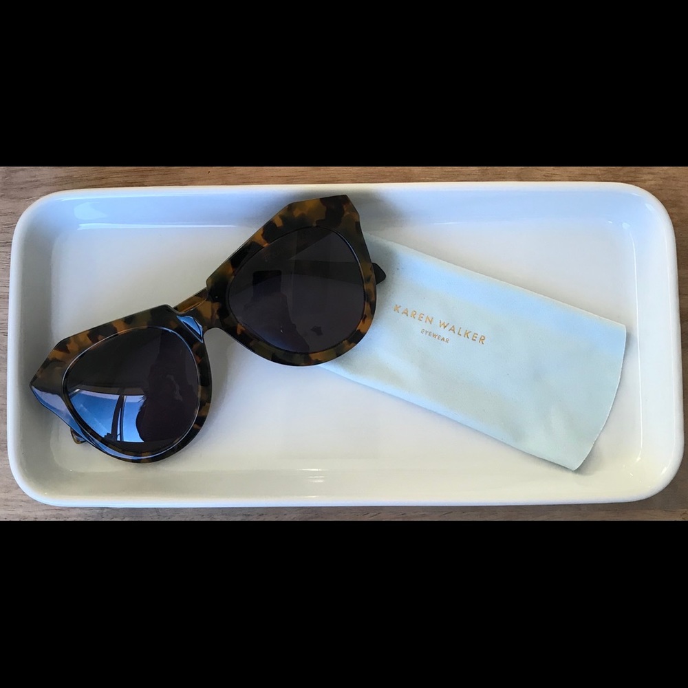Karen Walker Number One Sunglasses (tortoise)